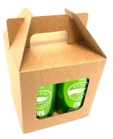 4 x 330ml Beer or Cider Can Gift Boxes