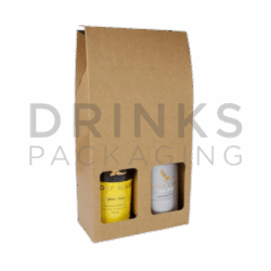 2 x 75cl Double Bottle Gift Box for Wine - DB102