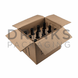 12 x 500ml BOTTLE or CAN CARRIER/SHIPPING BOX - DB124