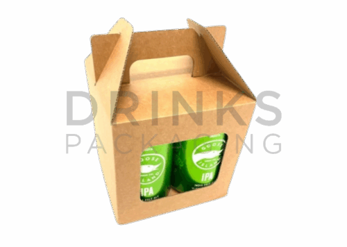 4 x 330ml Can Carrier Gift Boxes / DB167