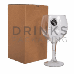 Single Gin Glass Postal Box - DB234