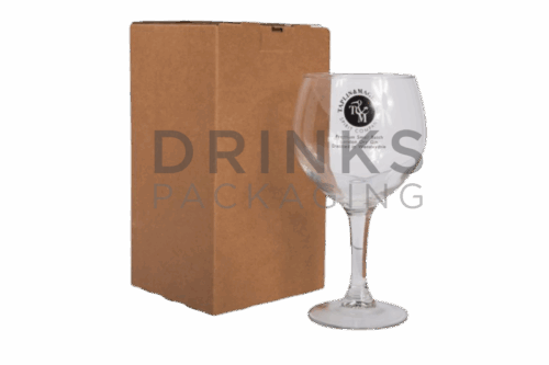 Single Gin Glass Postal Box - DB234