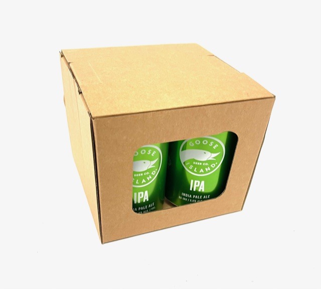 20 Cardboard 4 x 330ml Beer and Cider Can Carrier Box for Beer/Cider/Ale/Soft Drinks 