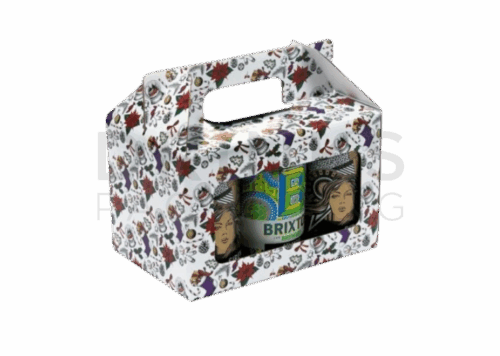 6 x 330ml Can Carrier Christmas Gift Box - DB168xmas