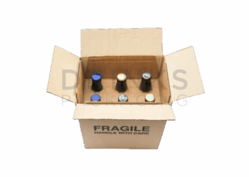 6 x 500ml Bottle Carrier Box - DB169