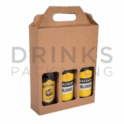 3 x 500ml Tall Bottle Gift Box - DB274T