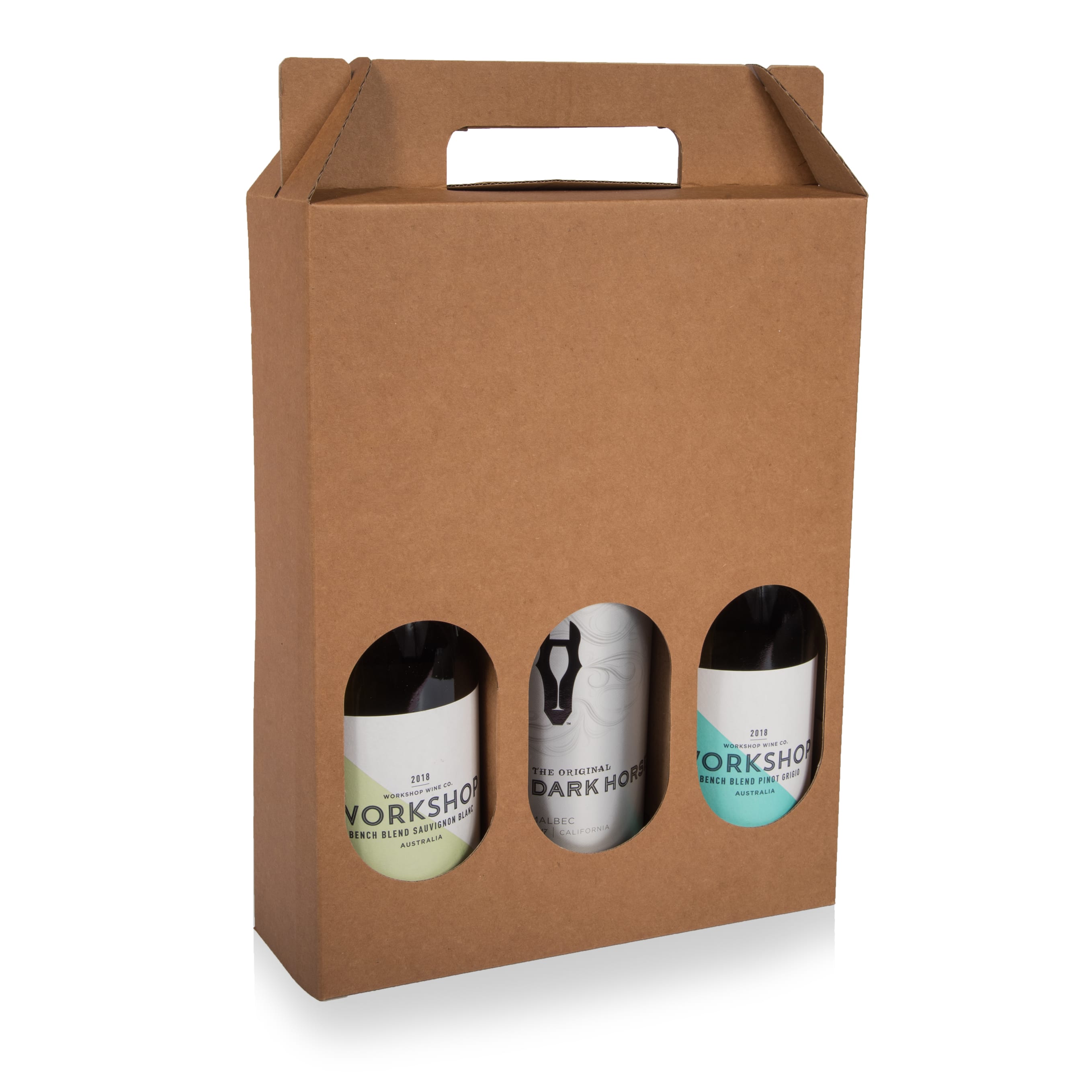 3 Bottle Beer / Cider / Wine Bottle Gift Box Packaging for Retail UK