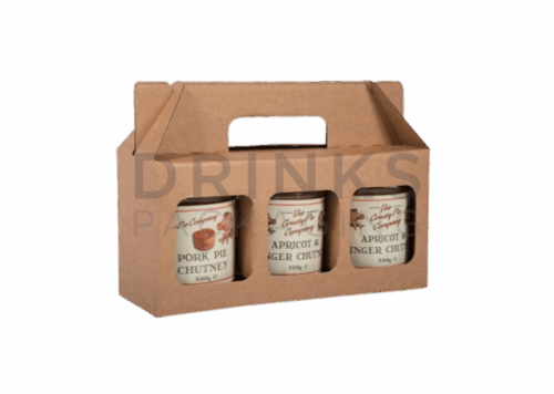 3 Jar Gift Pack for Jams Preserves Chutney or Sauce - DB321