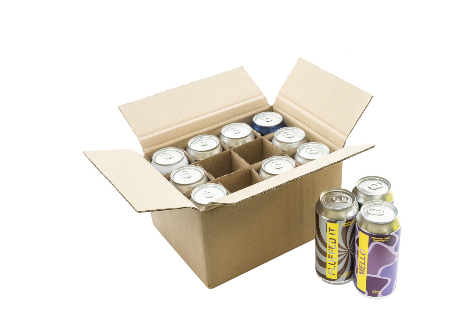 12 Beer and Cider Can Shipping Box Packaging for Retail