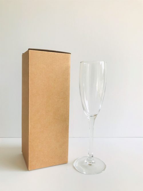 Single Champagne Flute with Box Packaging