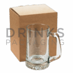 Single Tankard Glass Postal Box  DB474