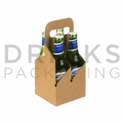 4 x 200ml to 330ml Carry-Out Packs for Tonic Water or Beer Bottle - DB459