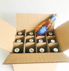 12 x 200ml Bottle Transit/Shipping Box by Packaging for Retail, UK.