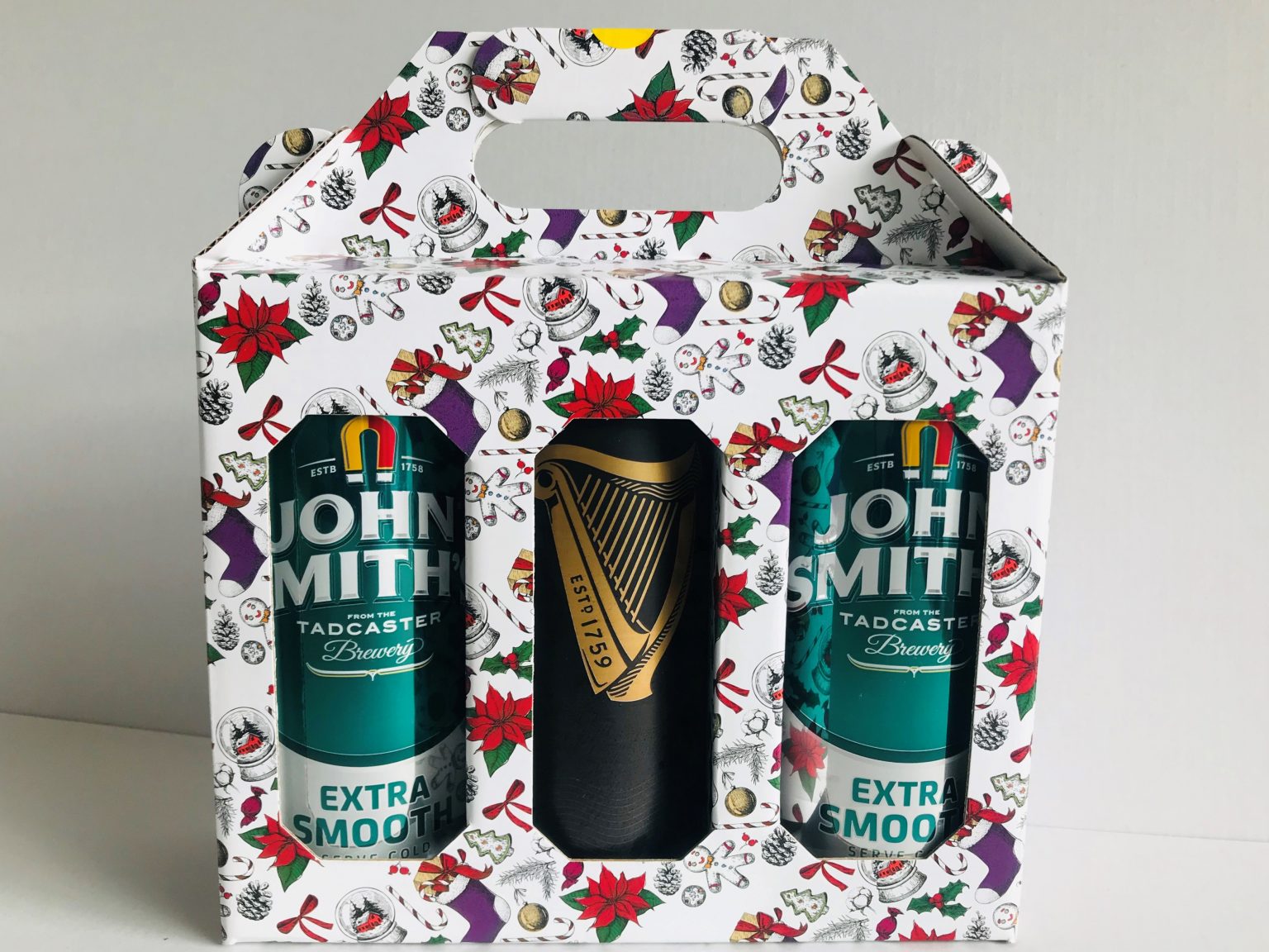 3 x 440ml Beer or Cider Can Gift Pack DB11Cxmas Packaging for Retail