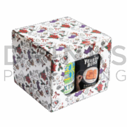 4 x 330ml Can Carrier Christmas Gift Box - DB256XMAS