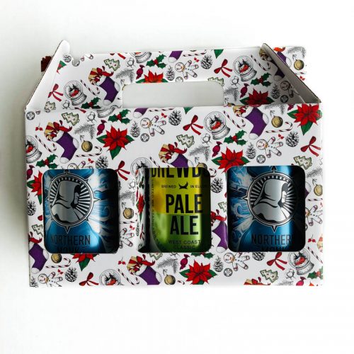 Christmas Beer/Cider Can Gift Pack Packaging for Retail
