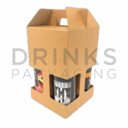 4 x 500ml Bottle Gift Box - DB602