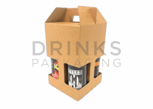 4 x 500ml Bottle Gift Box - DB602
