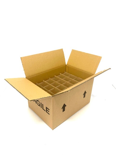 24 x 200ml and 250ml Fragile Shipping Box