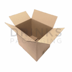 12 x 500ml Bottle Self-Delivery Boxes - DB671 (Tall Bottle)