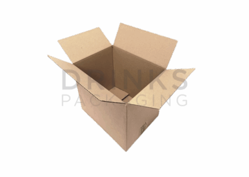 12 x 500ml Bottle Self-Delivery Boxes - DB671 (Tall Bottle)