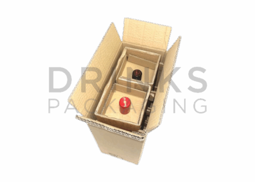 Two Bottle Wine / Spirits Modular Shipper - DB730-2
