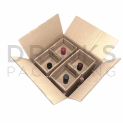 Four Bottle 70cl or 75cl Modular Shipper - DB730-4