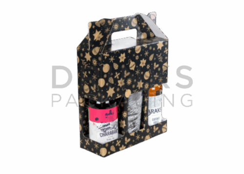 3 x 500ml Bottle Gift Box - DB64 XmasBG
