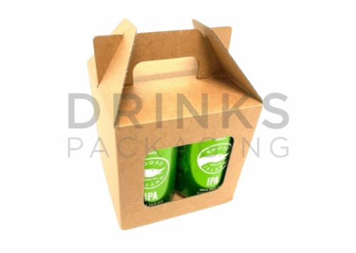 4 x 330ml Can Carrier Gift Boxes - DB167