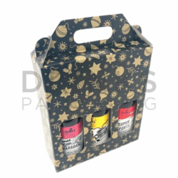 3 x 500ml Bottle Christmas Gift Box - DB249XmasBG