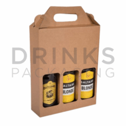 3 x 500ml Tall Bottle Gift Box - DB274T