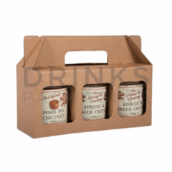 3 Jar Gift Pack for Jams Preserves Chutney or Sauce - DB321