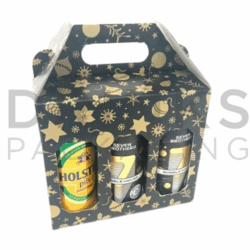 6 x 440ml Can Christmas Gift Box - DB582 Xmas BG