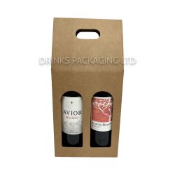 2 Bottle Wine Gift Box Plain 75cl - NAM510